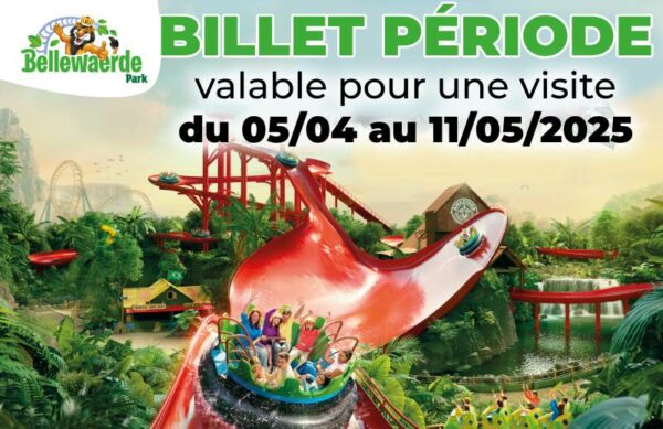 Billet période Bellewaerde billetterie apace loisirs