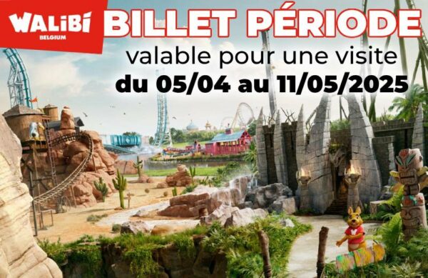 Billet période Walibi billetterie apace loisirs