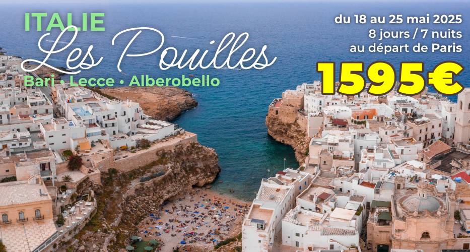 Voyage en Italie région des Pouilles avec Apace loisirs