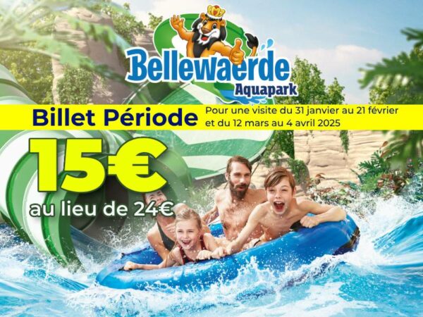 Offre bellewaerde aquapark billetterie apace loisirs