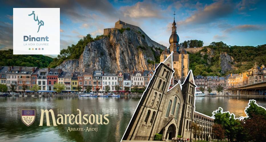 Dinant et Abbaye de Maredsous Voyage en autocar apace loisirs